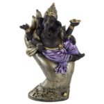 Ganesha deitado na mão