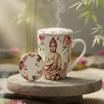 Caneca Buda Meditação