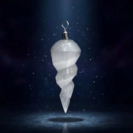 Pendente Espiral de Selenita