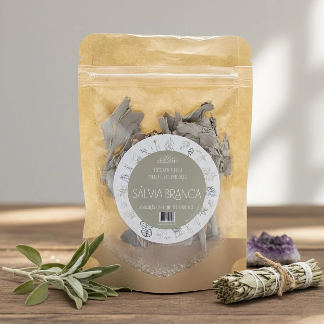 salvia1 Sálvia Branca - Folhas 10 g