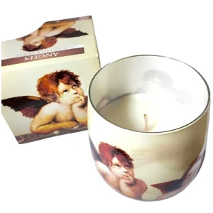 Vela Perfumada em Copo Anjos