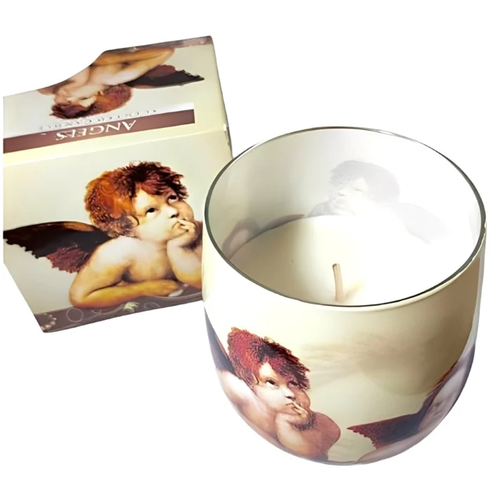 Vela Perfumada em Copo Anjos