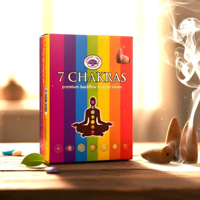 Cones Incenso Refluxo 7 Chakras