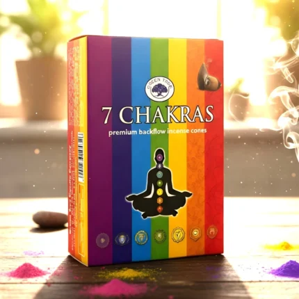 Cones Incenso Refluxo 7 Chakras