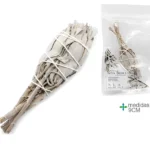 Mini Tocha Sálvia Branca 9cm