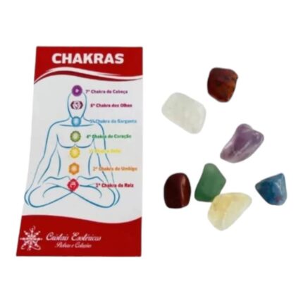 Kit Mini Pedras 7 Chakras