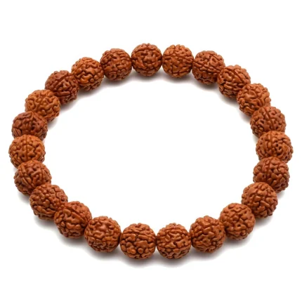 Pulseira de Rudraksha 8mm - Proteção e Energia Espiritual