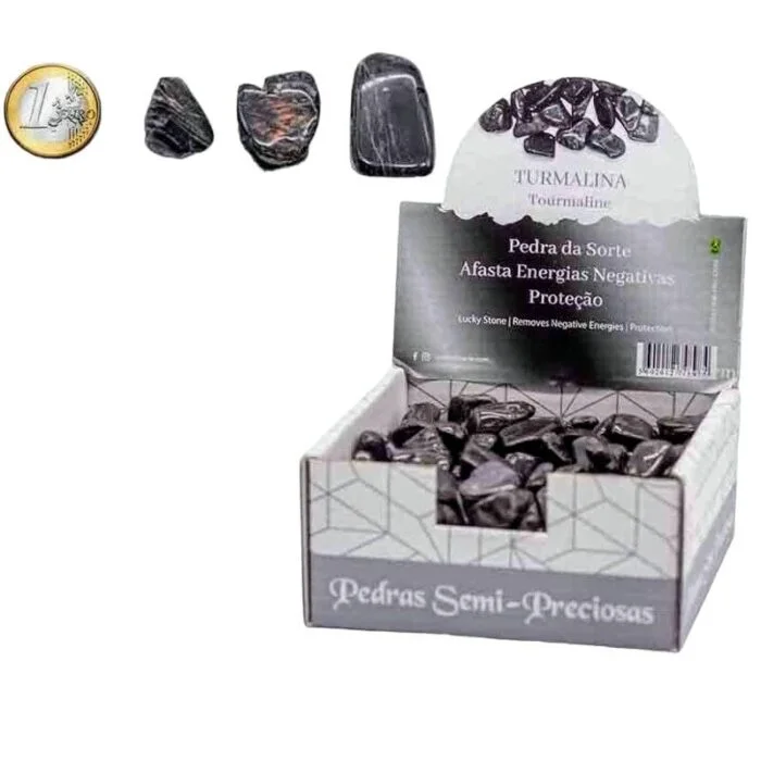 Turmalina Negra-Pedra Rolada S