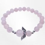 pulseira quartzo rosa anjo