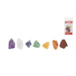 Kit Mini Pedras Brutas 7 Chakras Brutas