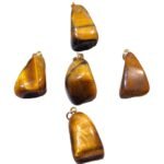 Pingente Olho de Tigre Rolada