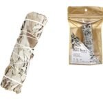 Tocha Sálvia Branca 9cm