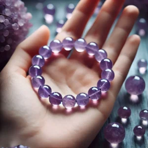 Pulseira de Ametista 6 mm
