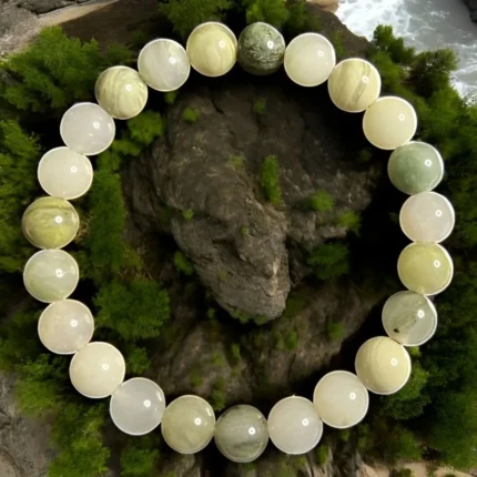 Pulseira de Ágata Verde