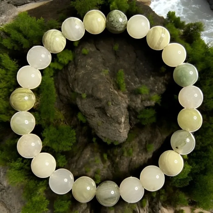 Pulseira de Ágata Verde