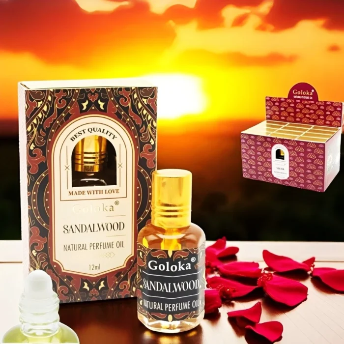 Óleo Perfume Natural Sândalo Roll-On