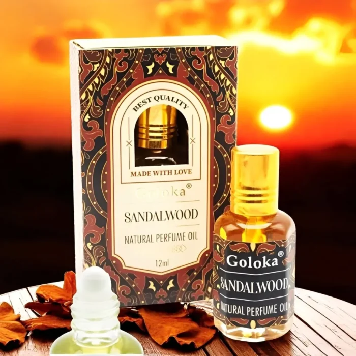 Óleo Perfume Natural Sândalo Roll-On