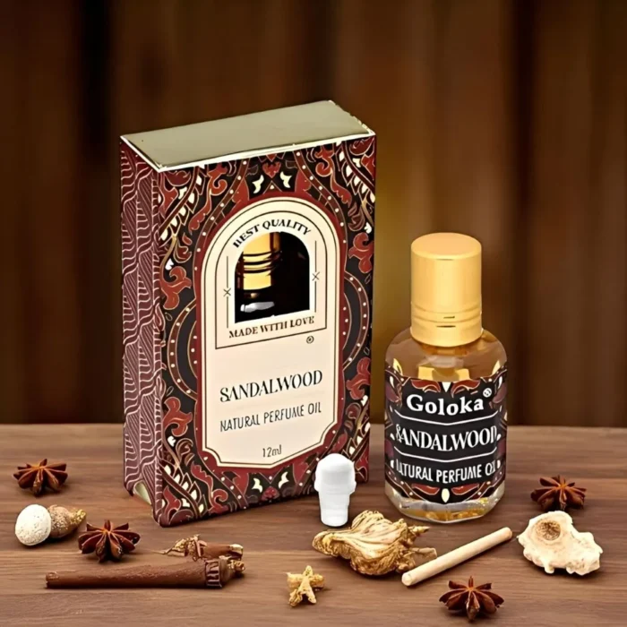 Óleo Perfume Natural Sândalo Roll-On