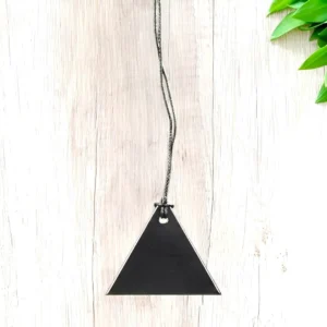 Pendente de Shungite Triângulo Masculino