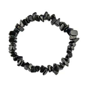 Pulseira de Ónix Chip Natural Proteção Energética