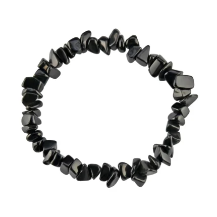 Pulseira de Ónix Chip Natural Proteção Energética