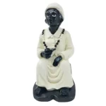 Estátua Preta Velha 10cm Sabedoria e Luz Espiritual