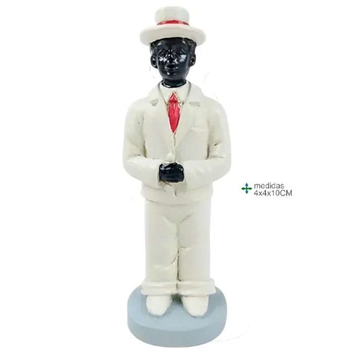 Estátua de Zé Pelintra 10cm Proteção e Abertura