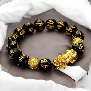 Pulseira Pixiu Feng Shui 10mm - Prosperidade e Proteção