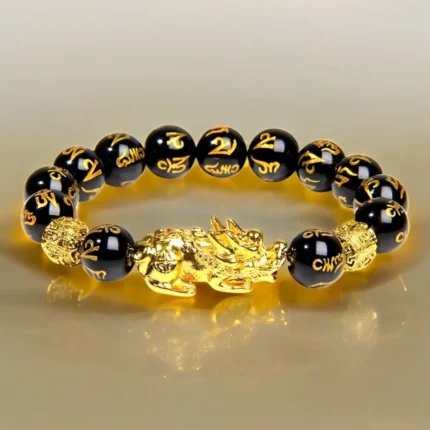Pulseira Pixiu Feng Shui 10mm
