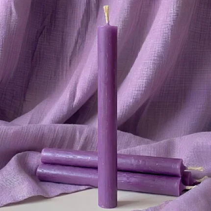 Vela Lilás 15 cm para Uso Espiritual