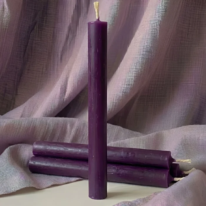 Vela Roxa 15 cm - Uso Espiritual