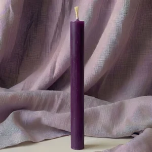 Vela Roxa 15 cm - Uso Espiritual e Decorativo