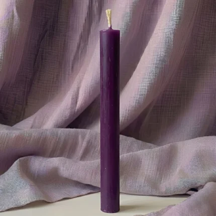 Vela Roxa 15 cm - Uso Espiritual e Decorativo