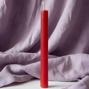 Vela Vermelha 15 cm | Energia, Foco e Intenção