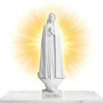Estátua Nossa Senhora de Fátima Branca 23,5 cm | Altar Espiritual