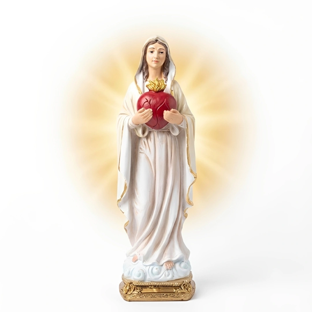 Estátua Nossa Senhora do Sagrado Coração 30 cm