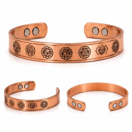 Pulseira de Cobre 7 Chakras - Magnética