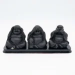 Conjunto Três Budas Sábios Preto