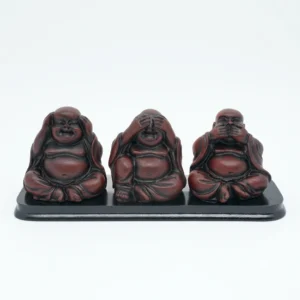 Conjunto Três Budas Sábios - Vermelho