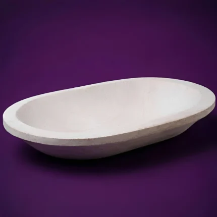 Gamela de Madeira Oval Extra Grande artesanal