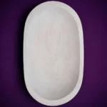 Gamela de Madeira Oval Extra Grande para decoração