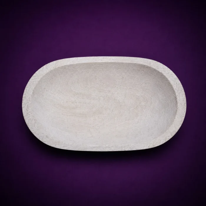 Gamela de Madeira Oval para oferendas