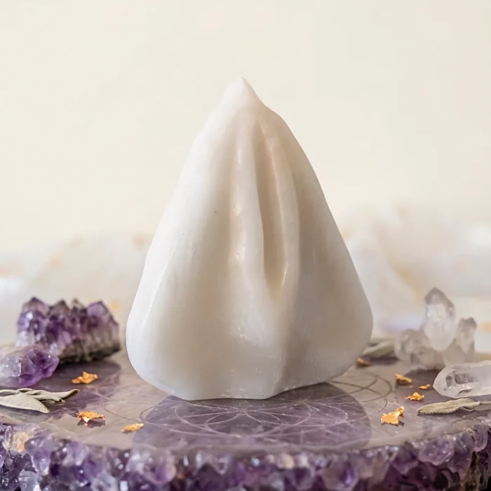 Vela Vagina Branca de figura feminina
