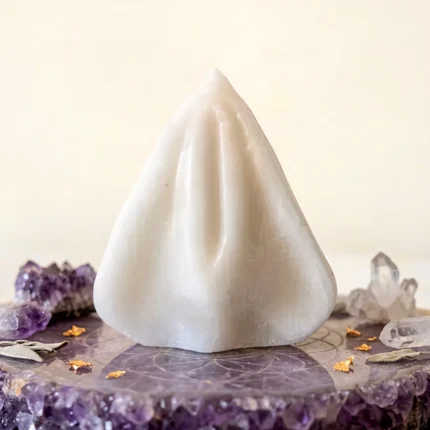 Vela Vagina Branca para Rituais em cera
