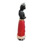 Estátua Xangô 10 cm para altar espiritual